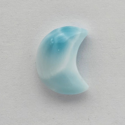 Larimar Moon Cabochon