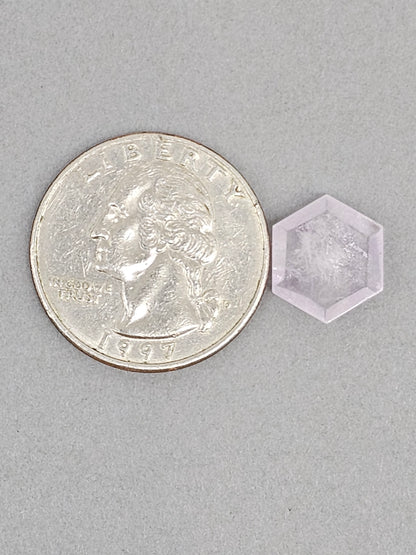 Amethyst Quartz Faceted Cabochon