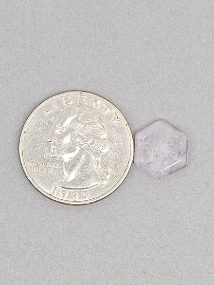 Amethyst Quartz Faceted Cabochon