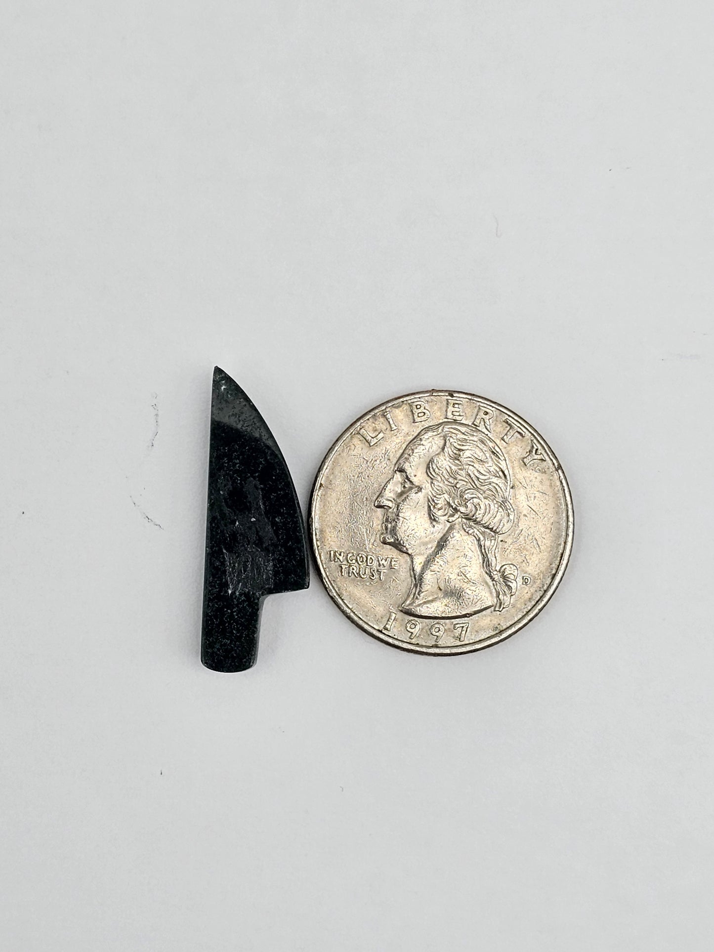 Green agate knife cabochon