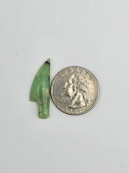 Chrysoprase knife cabochon