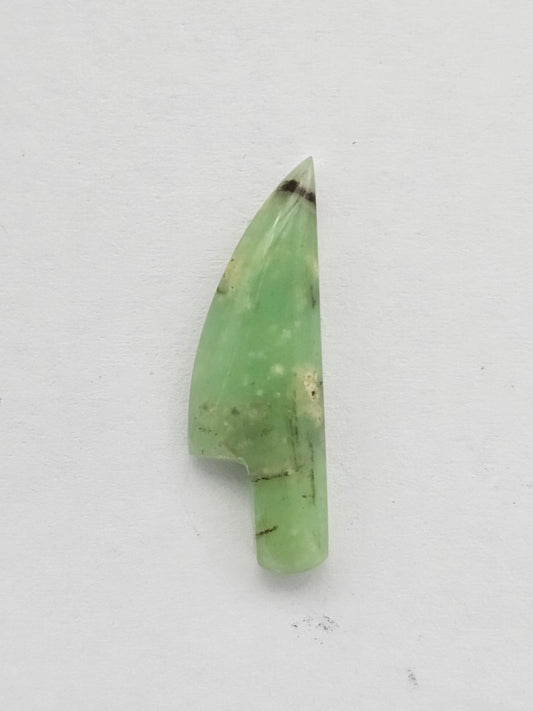 Chrysoprase knife cabochon