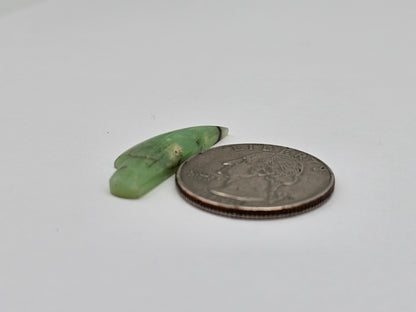 Chrysoprase knife cabochon