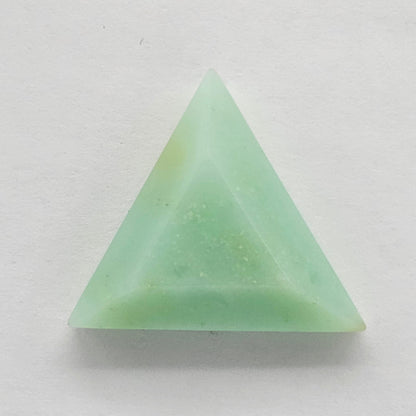 Chrysoprase Short Triangle Cabochon