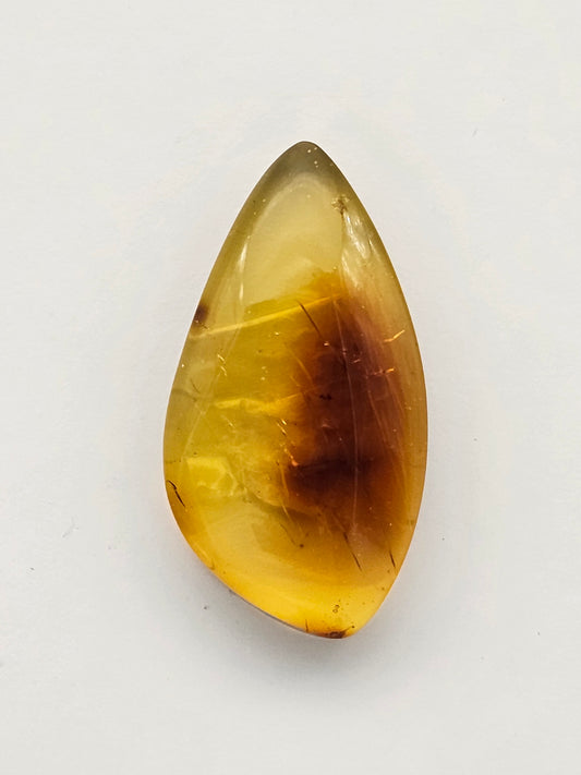 Amber authentic cabochon large