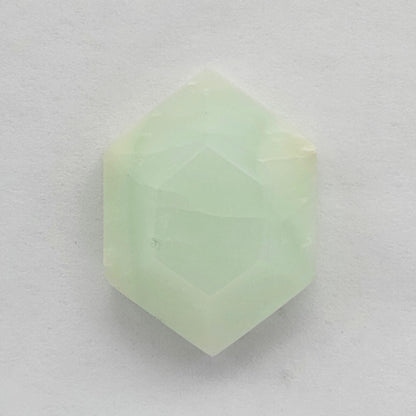 Chrysoprase Short Hexagon Cabochon