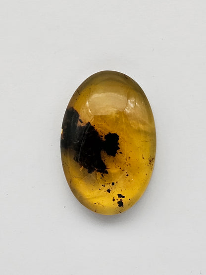 Amber authentic cabochon large