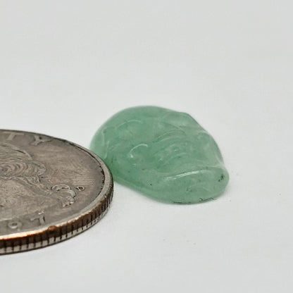 Aventurine Skull Cabochon
