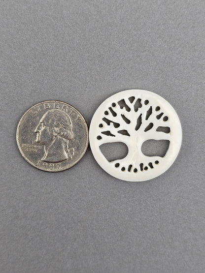 Tree of Life Bone Carving Cabochon