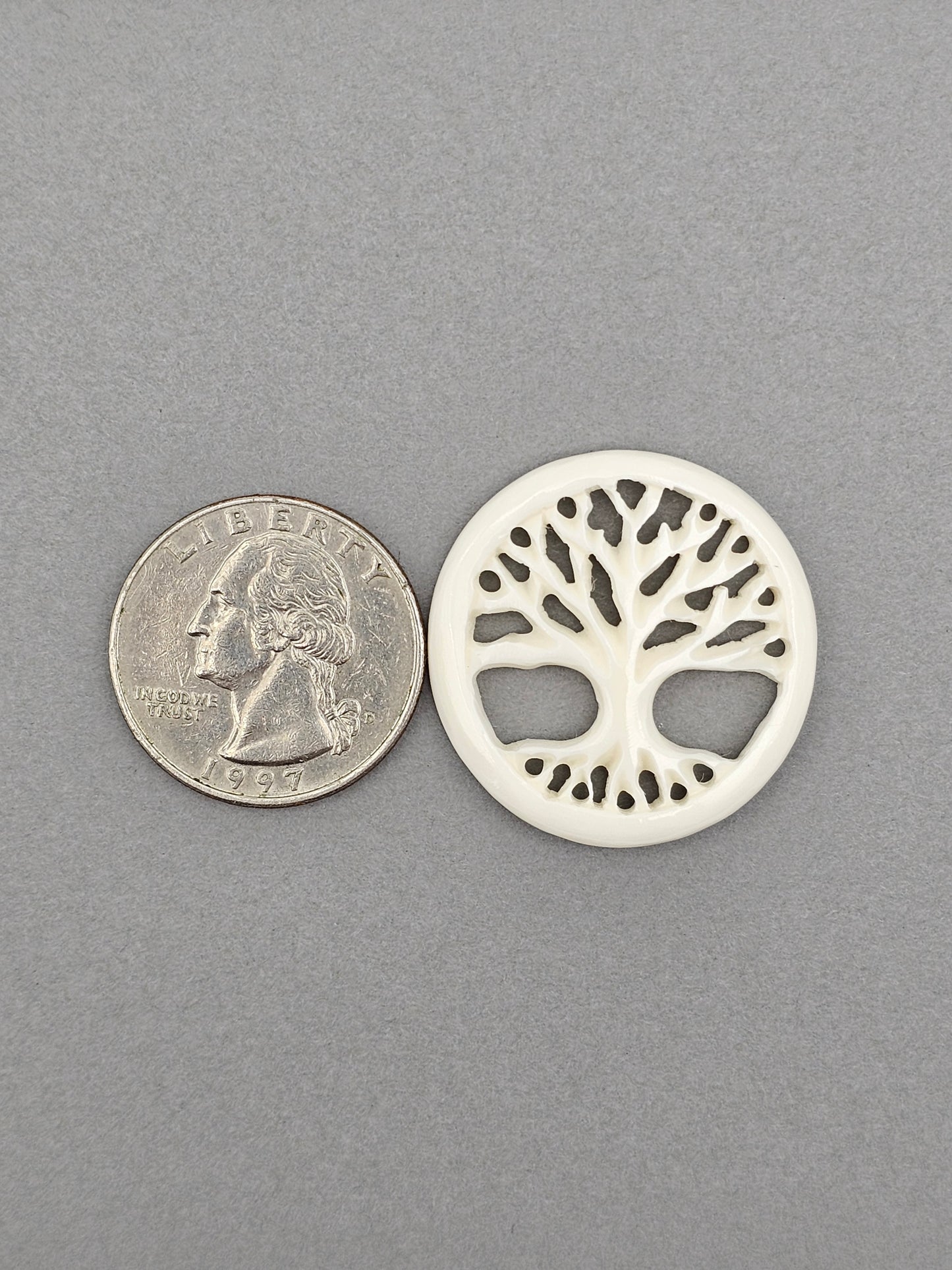 Tree of Life Bone Carving Cabochon