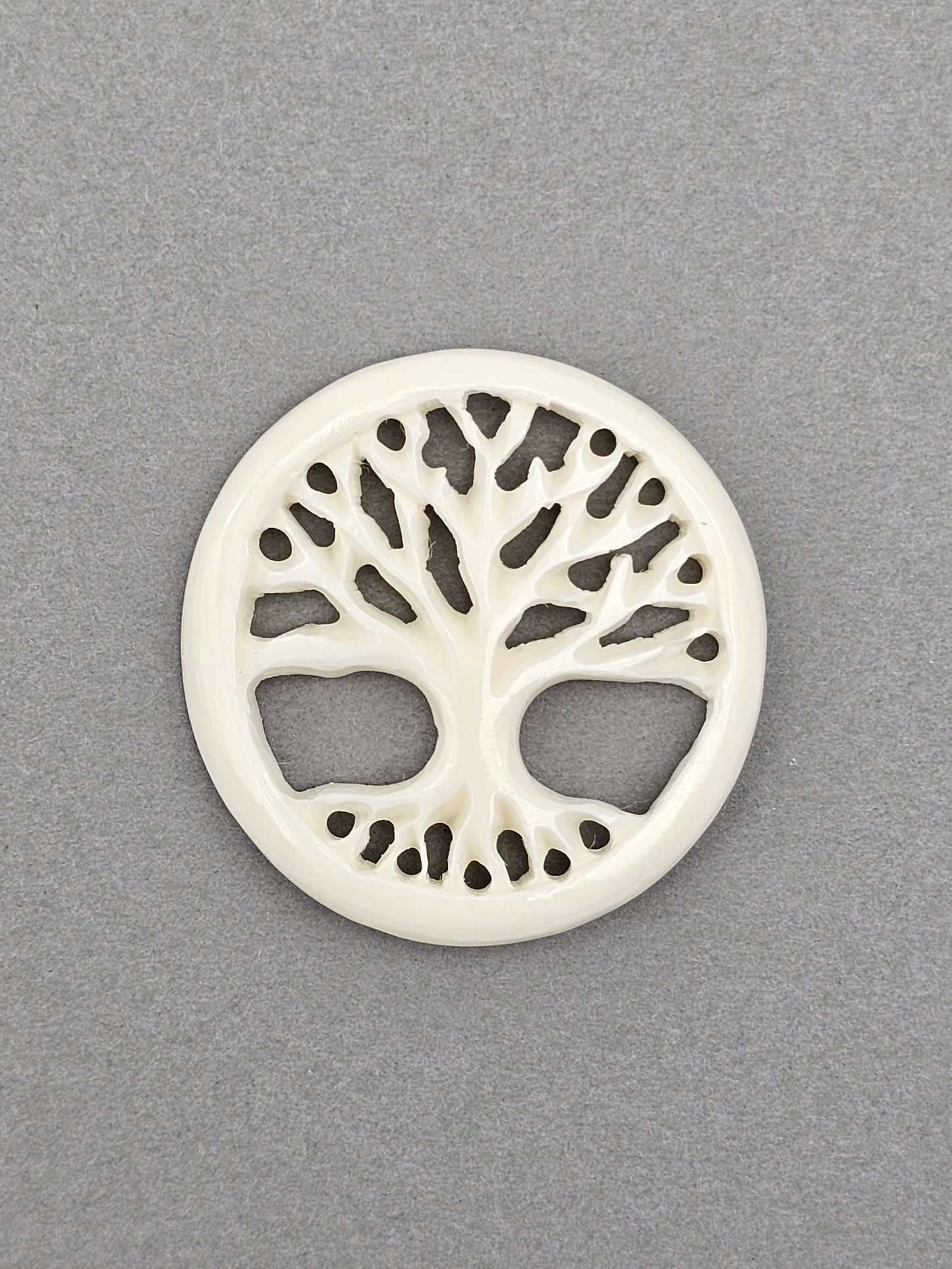 Tree of Life Bone Carving Cabochon