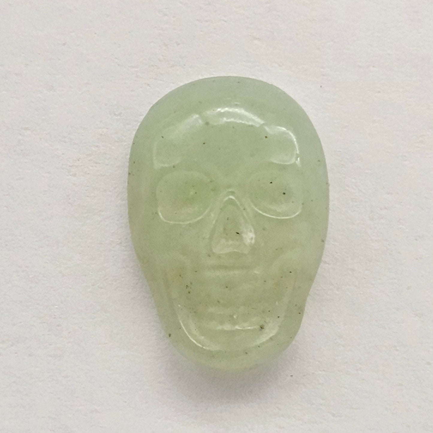 Aventurine Skull Cabochon