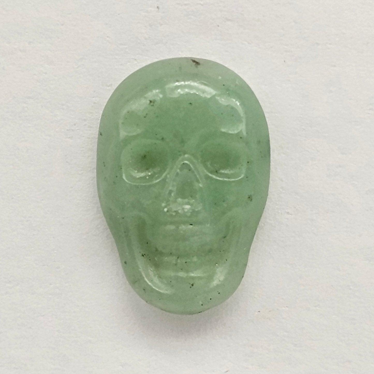 Aventurine Skull Cabochon