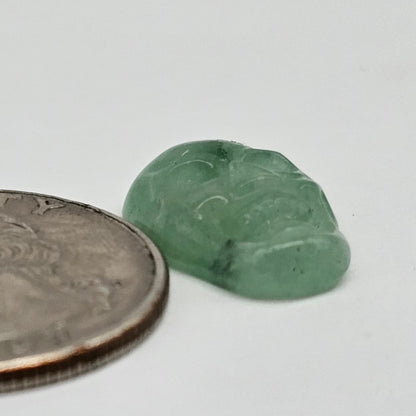 Aventurine Skull Cabochon