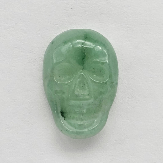 Aventurine Skull Cabochon