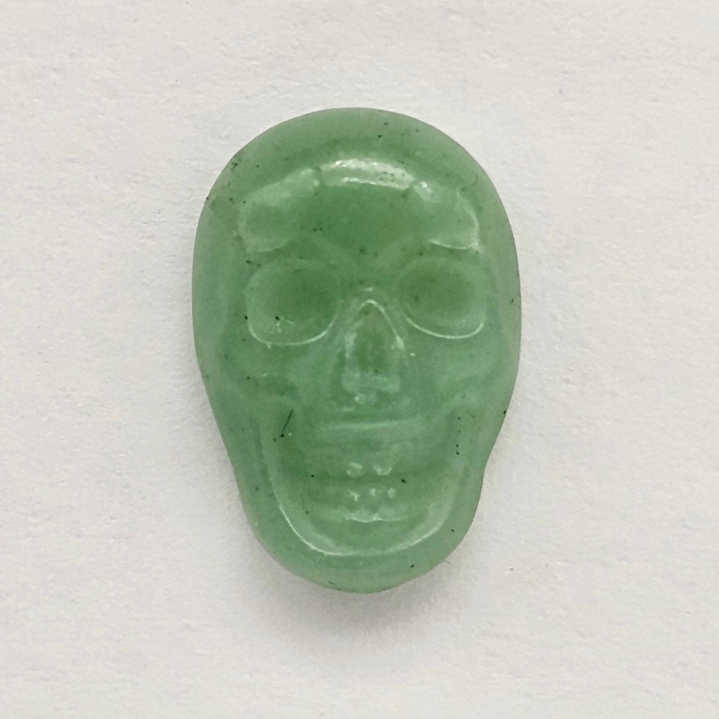 Aventurine Skull Cabochon