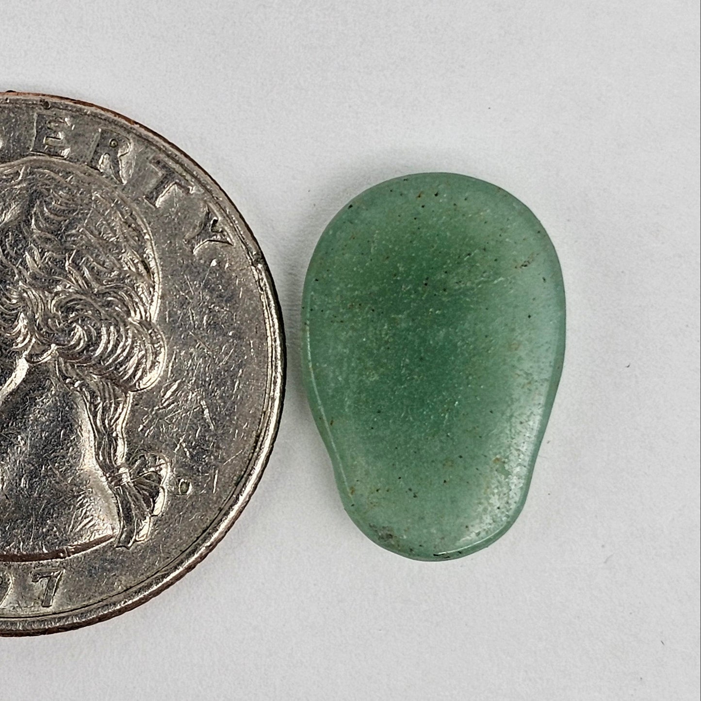 Aventurine Skull Cabochon
