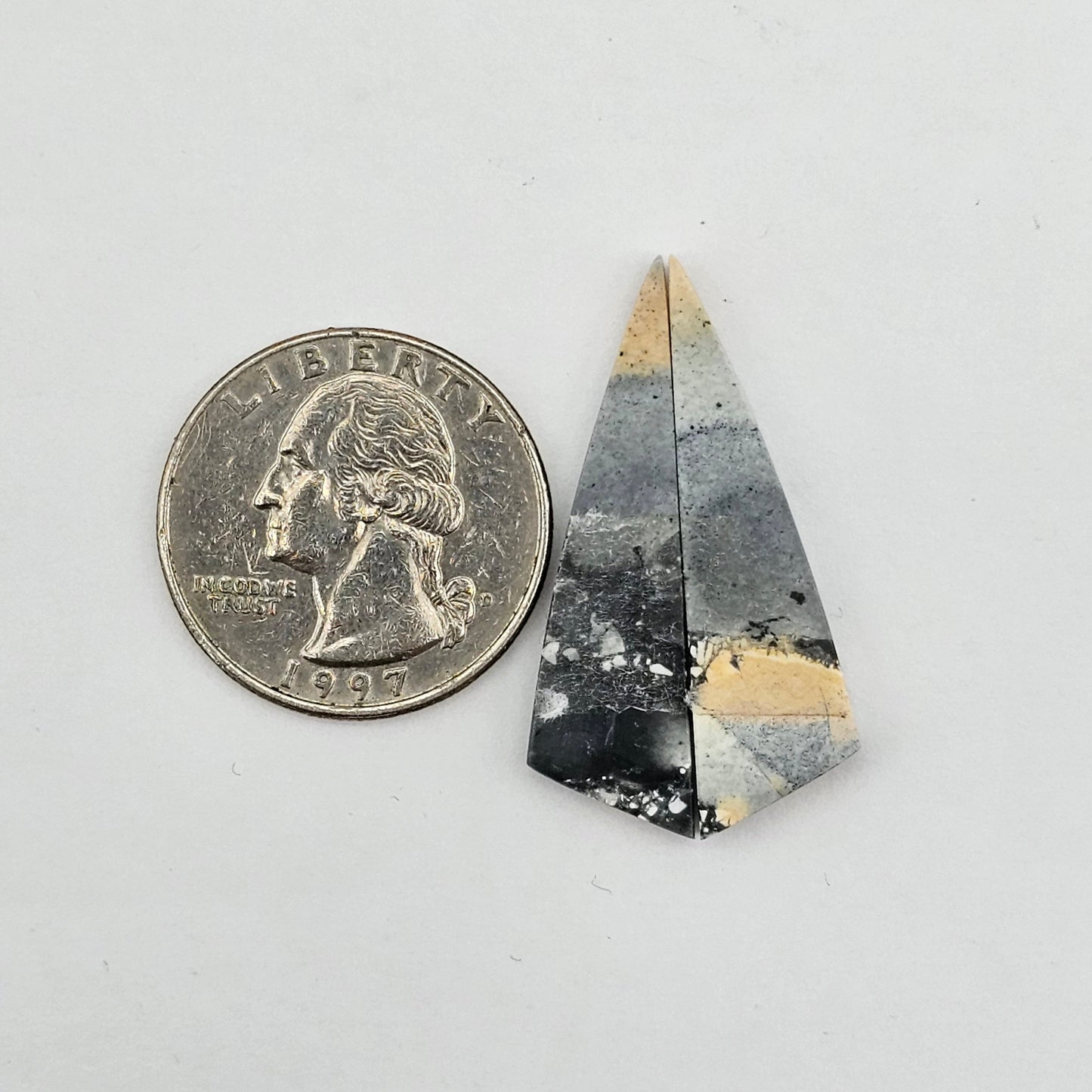 Maligano Jasper cabochon pair