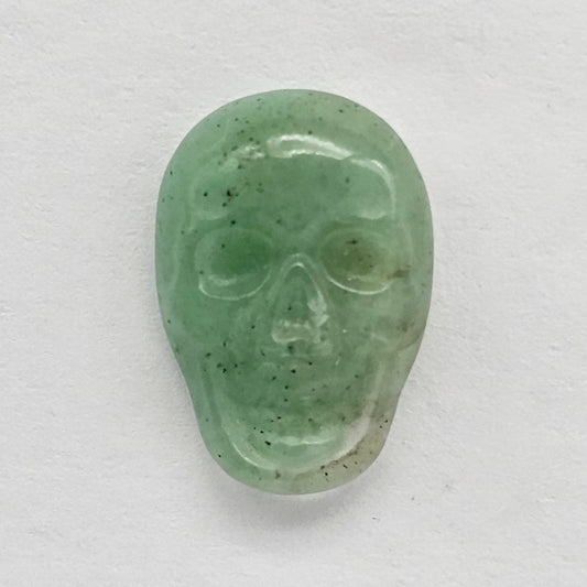 Aventurine Skull Cabochon