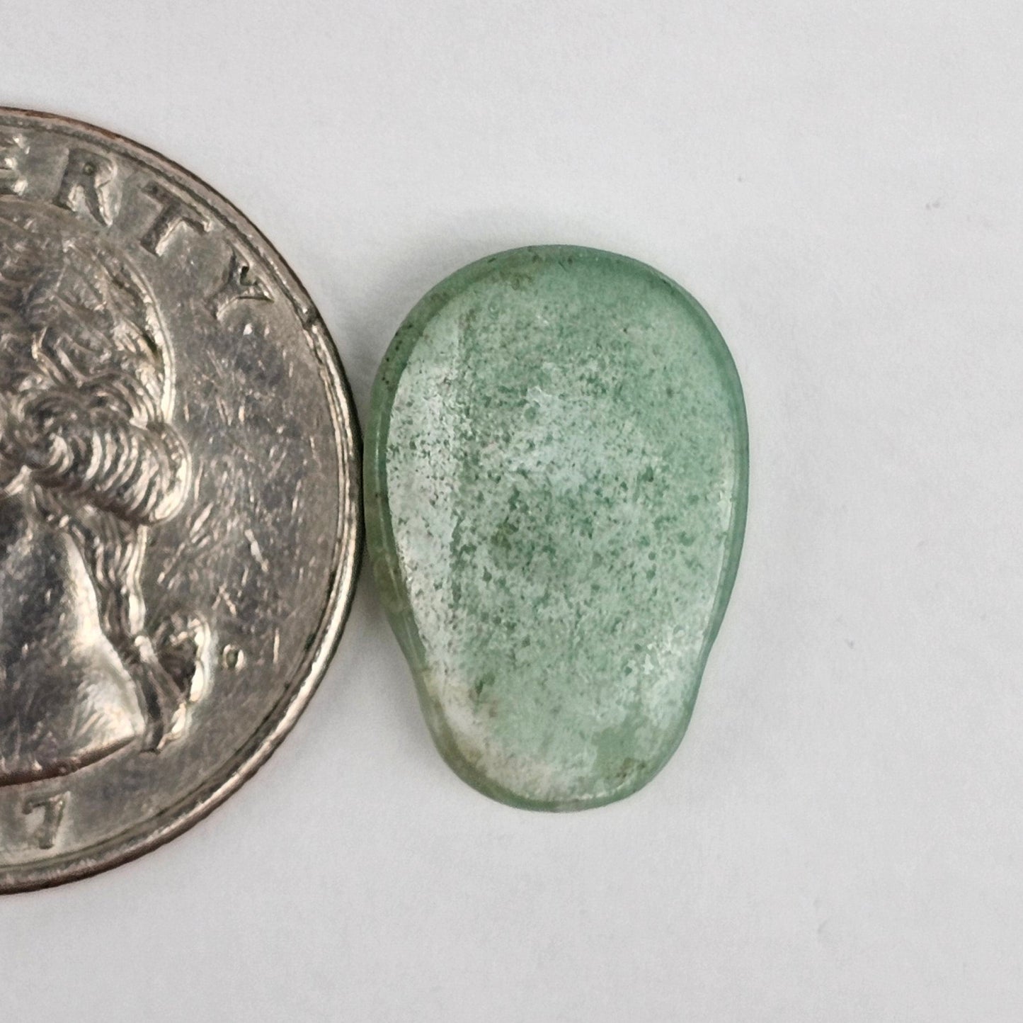 Aventurine Skull Cabochon