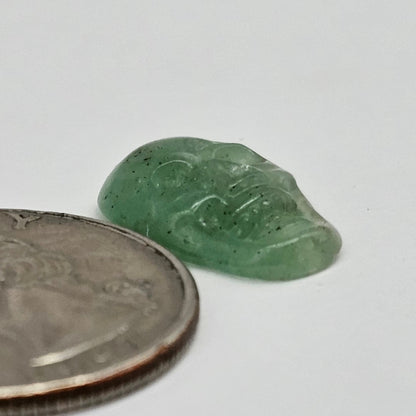 Aventurine Skull Cabochon
