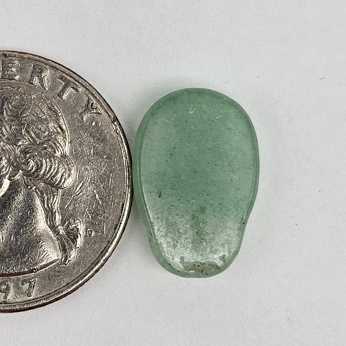 Aventurine Skull Cabochon