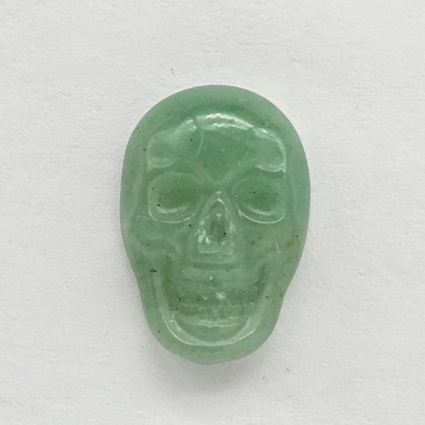 Aventurine Skull Cabochon