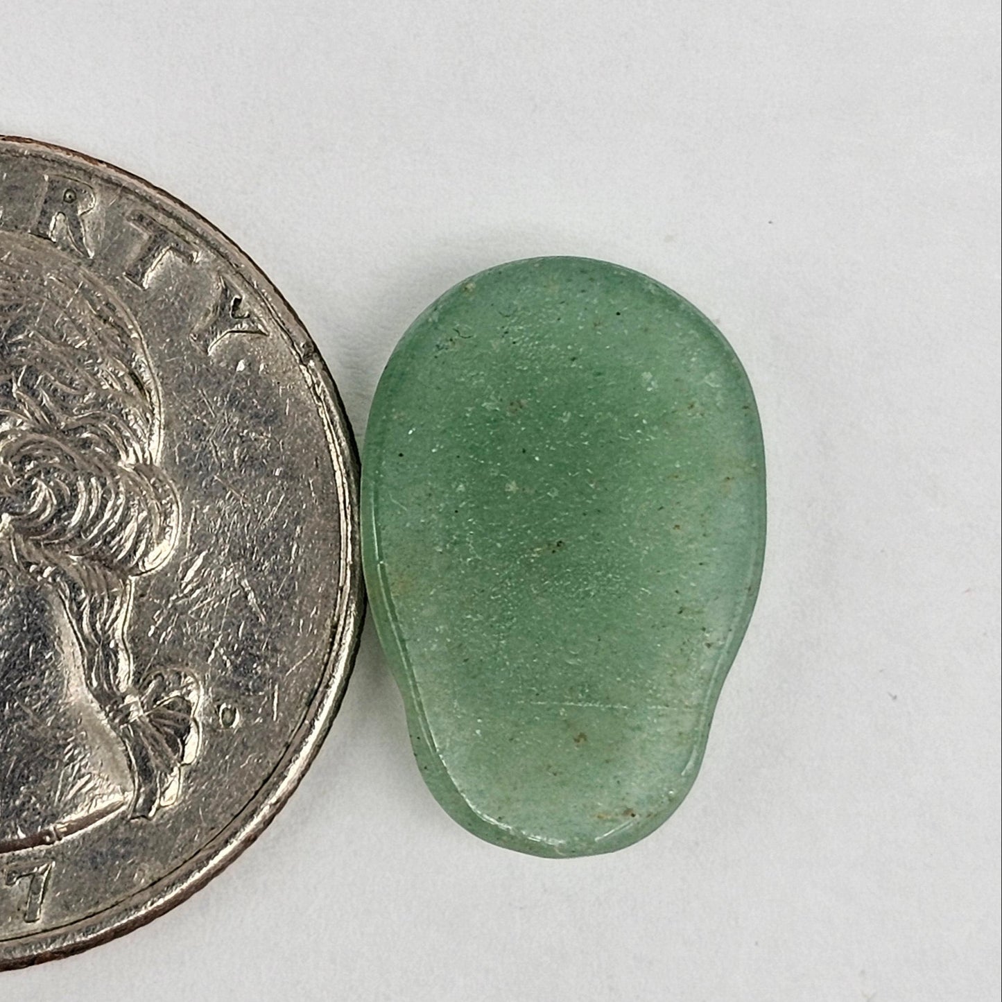 Aventurine Skull Cabochon