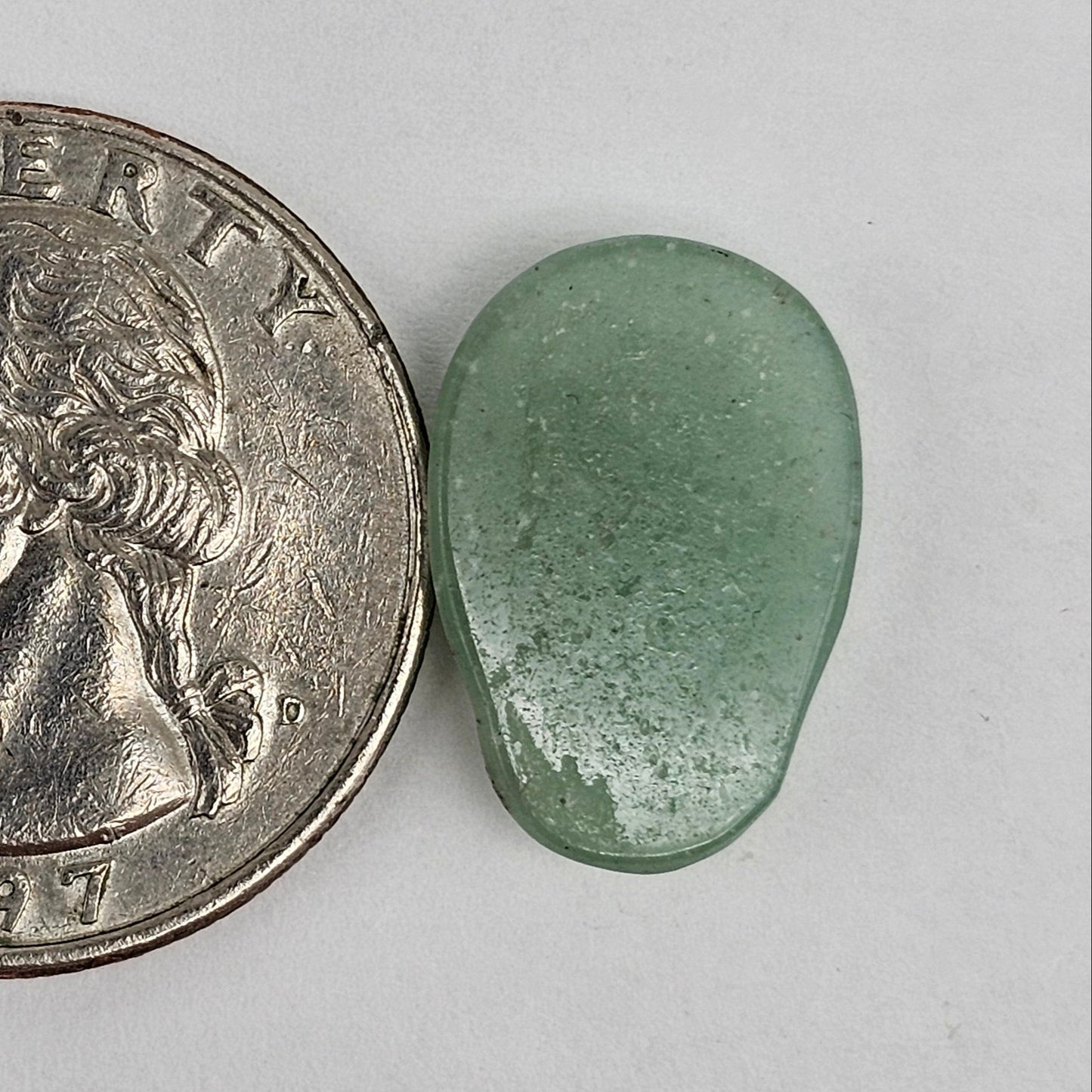 Aventurine Skull Cabochon