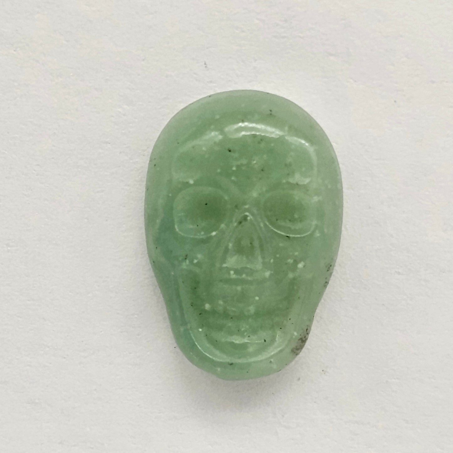 Aventurine Skull Cabochon