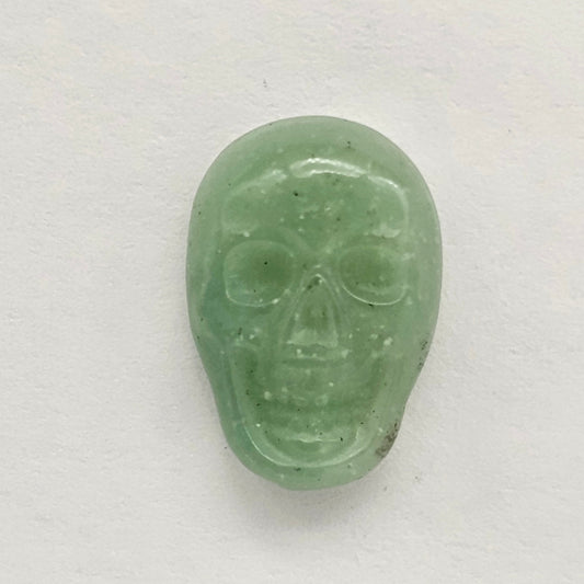 Aventurine Skull Cabochon