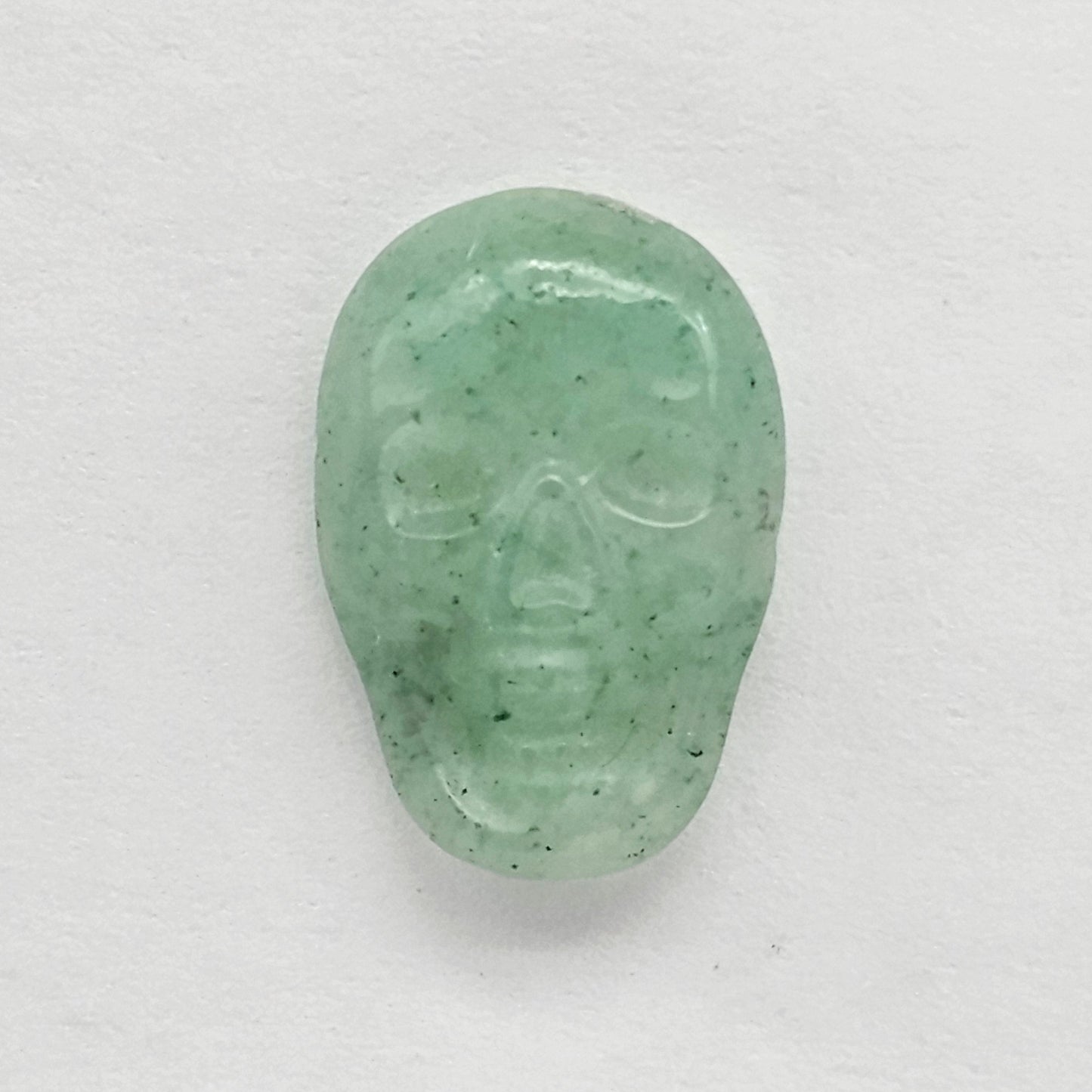 Aventurine Skull Cabochon