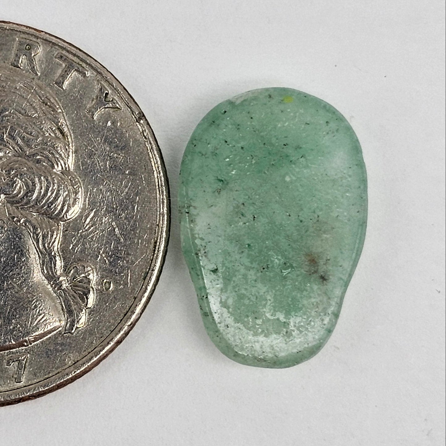 Aventurine Skull Cabochon