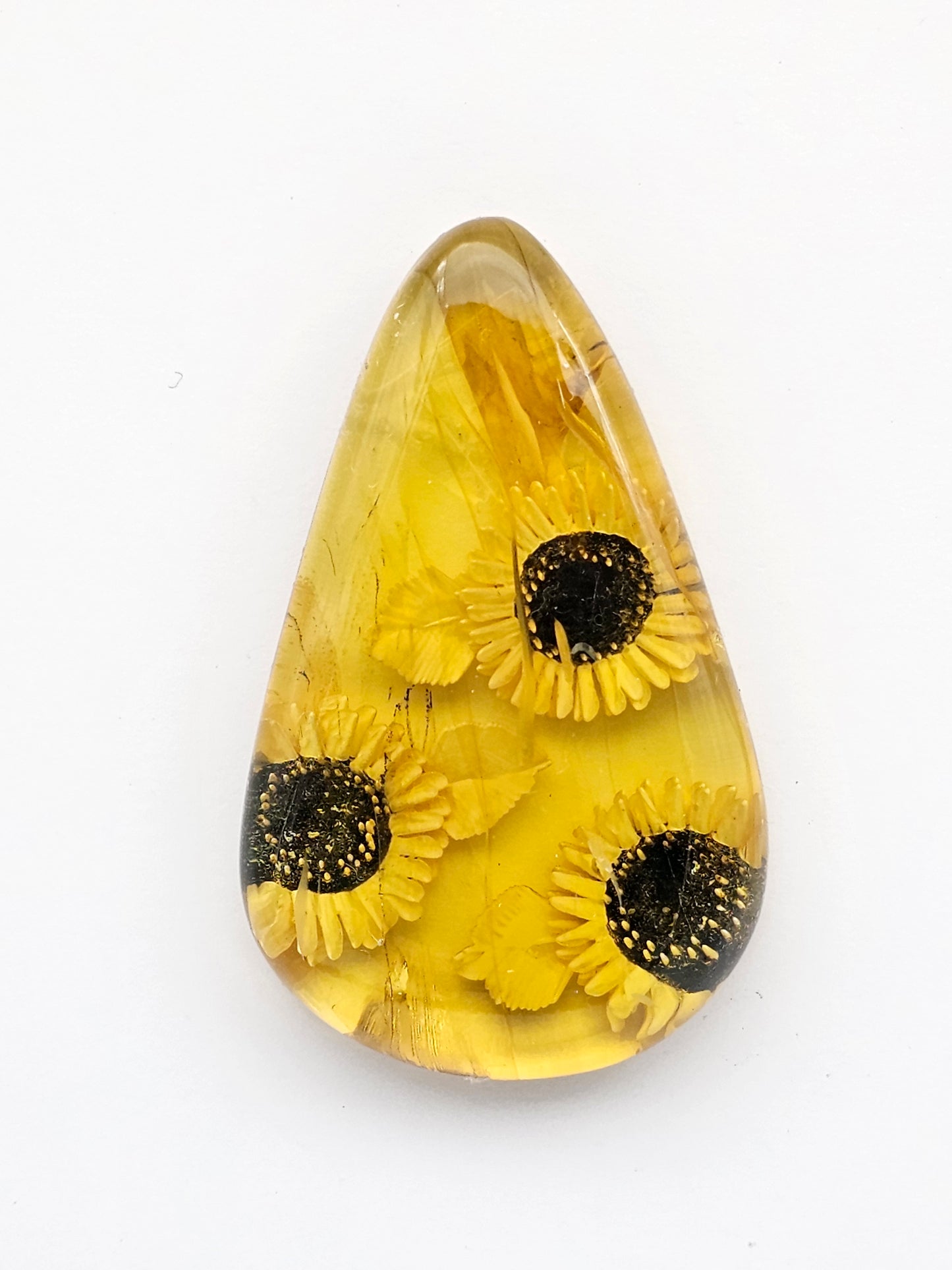 Amber authentic intaglio cabochon large