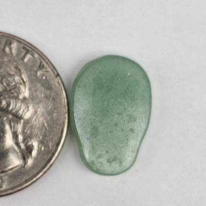 Aventurine Skull Cabochon