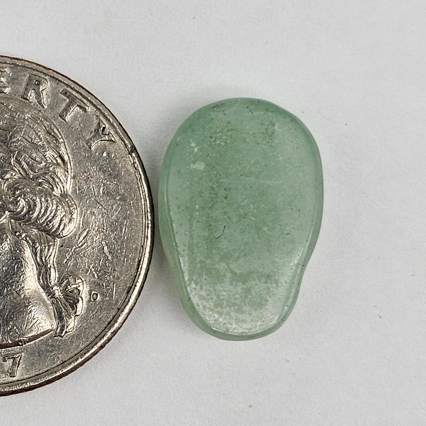 Aventurine Skull Cabochon
