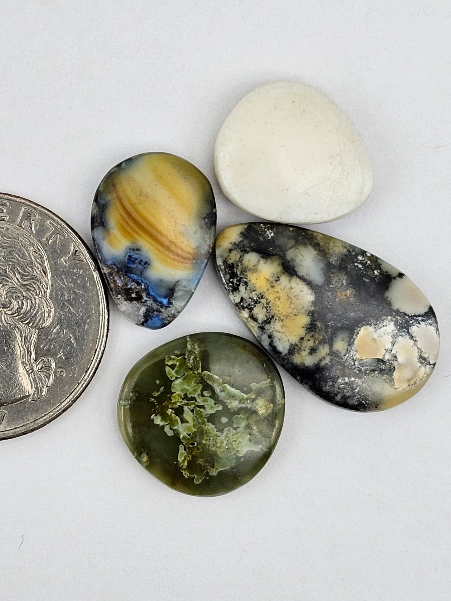 Dark moon variscite lot