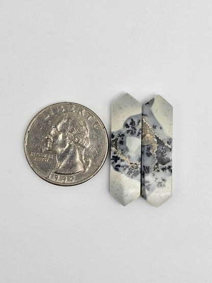 Maligano Jasper Cabochon Pair