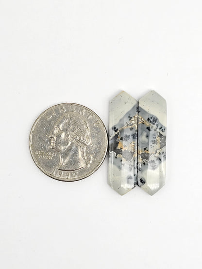 Maligano Jasper Cabochon Pair