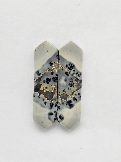 Maligano Jasper Cabochon Pair