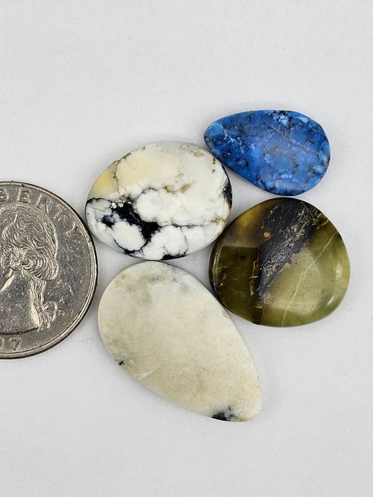 Dark moon variscite lot