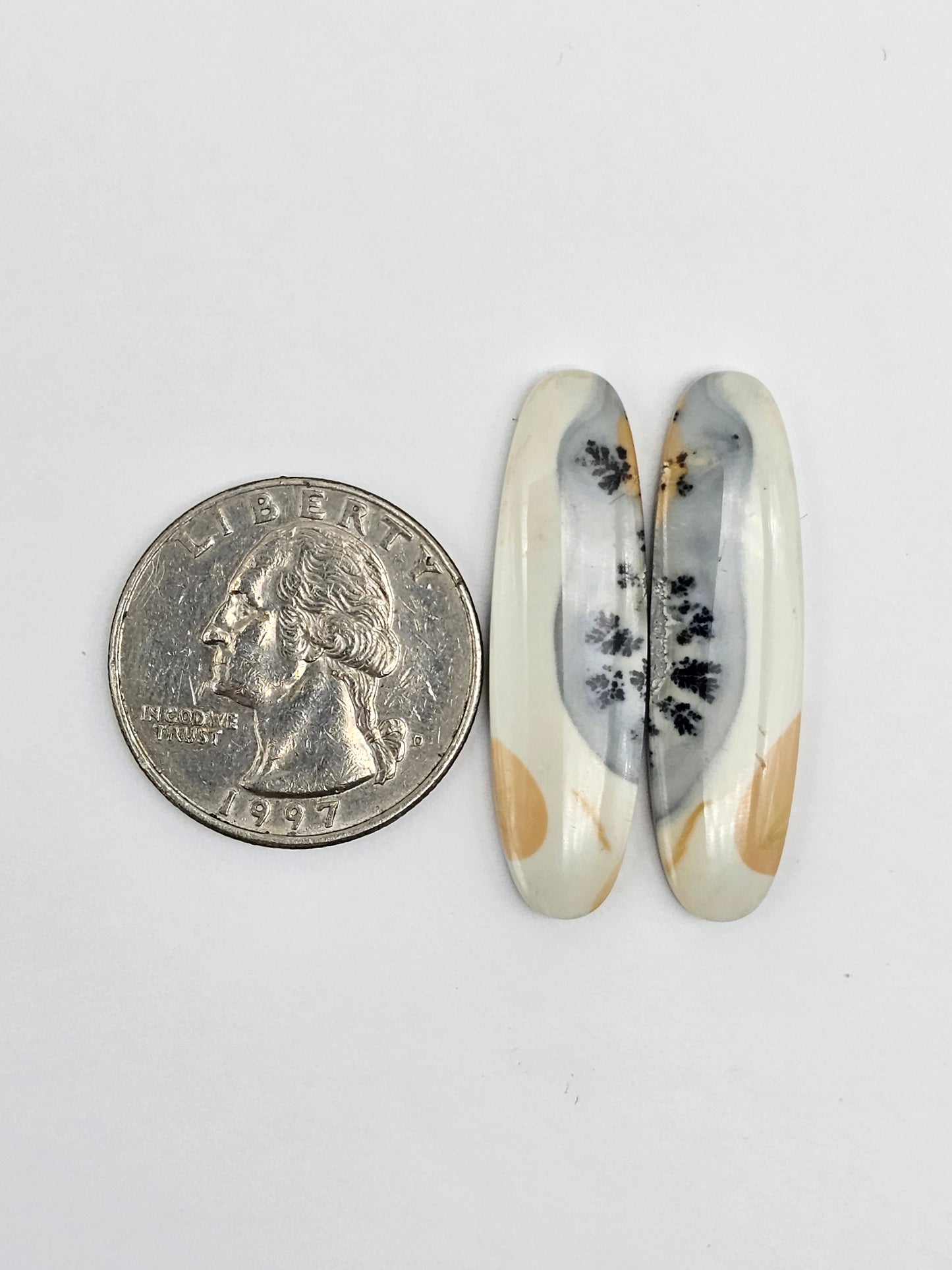 Maligano Jasper Cabochon Pair