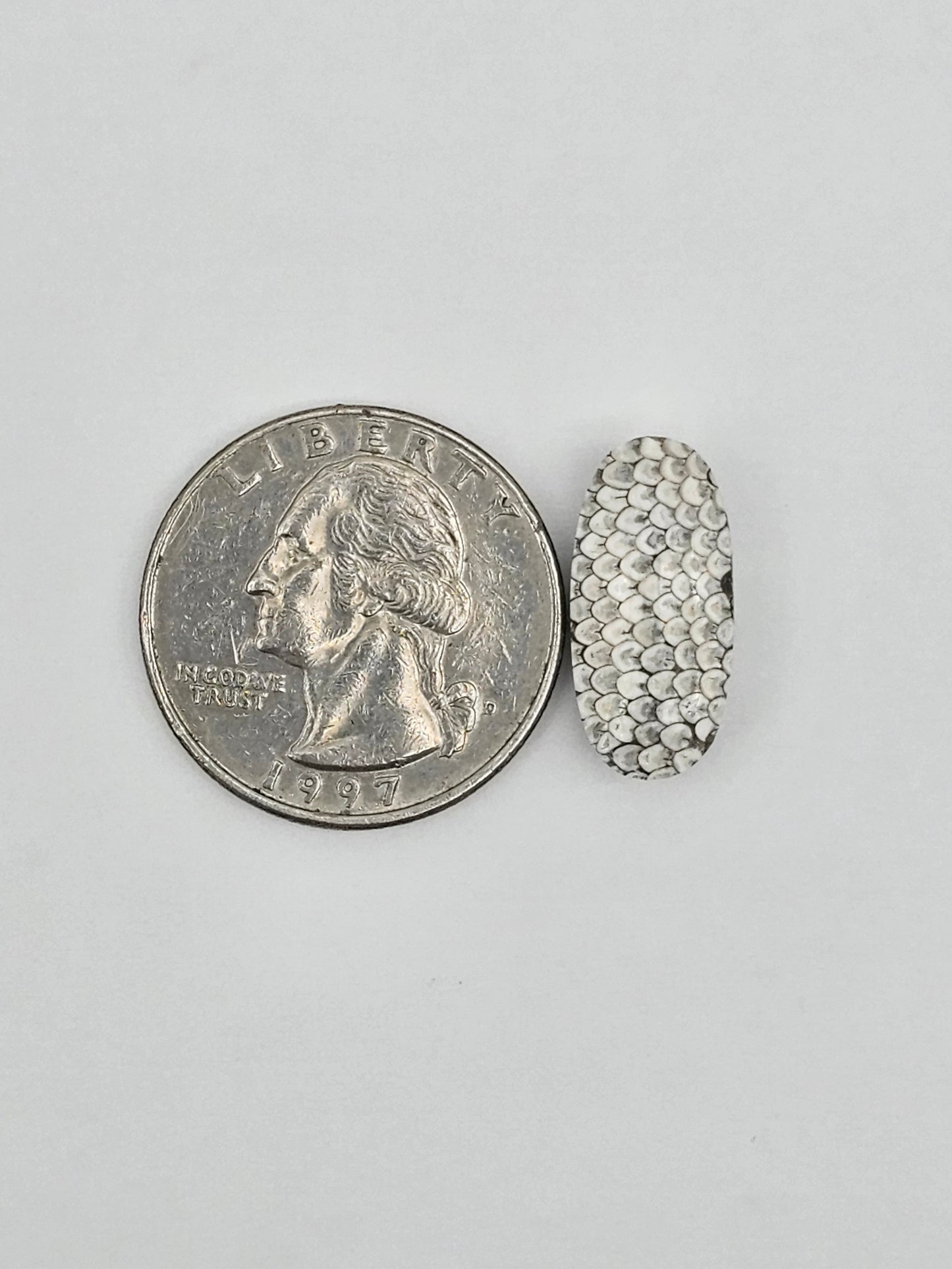 Snake skin agate cabochon