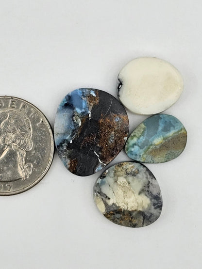 Dark moon variscite lot