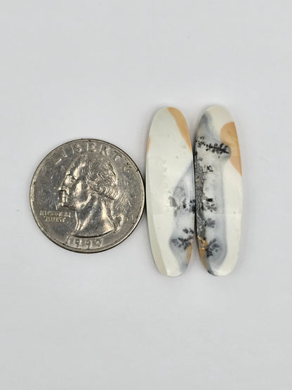 Maligano Jasper Cabochon Pair