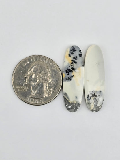 Maligano Jasper Cabochon Pair