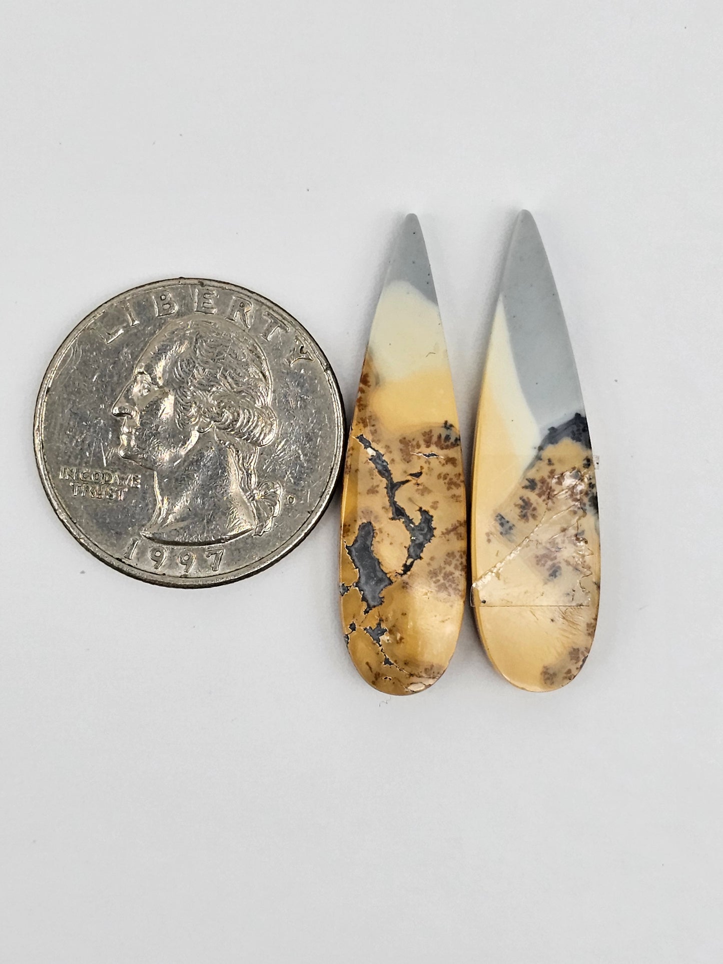 Maligano Jasper Cabochon Pair