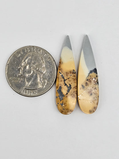 Maligano Jasper Cabochon Pair