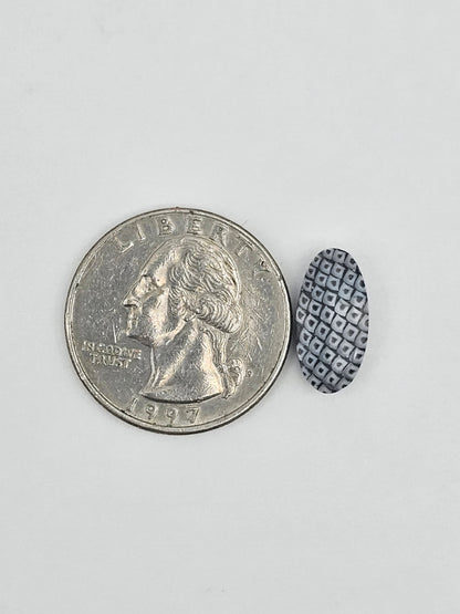 Snake skin agate cabochon