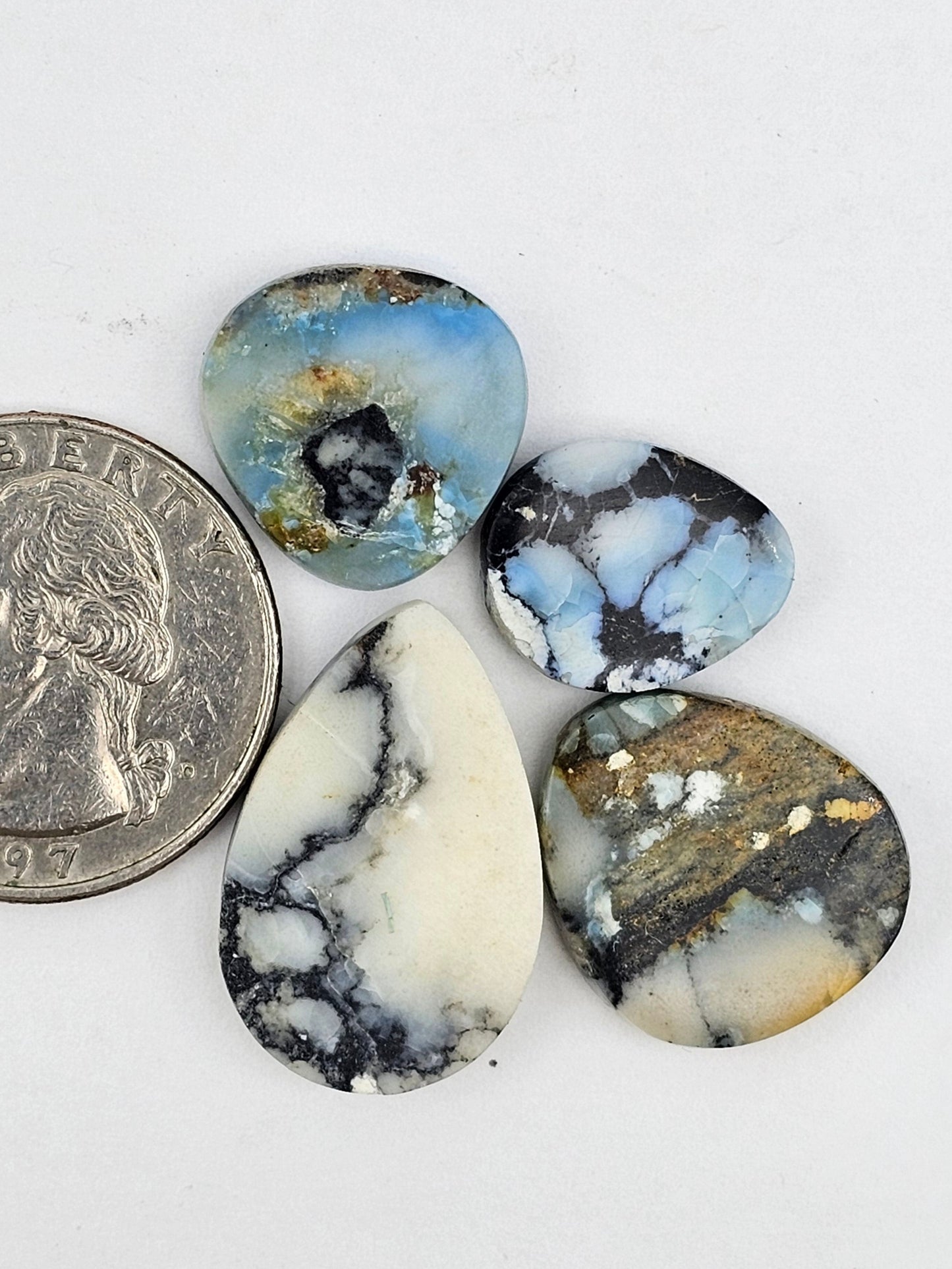Dark moon variscite lot